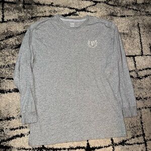 PINK Victoria's Secret Heather Gray Long Sleeve Tee
